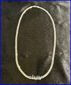 9ct Yellow Gold Hollow Anchor Chain Hallmarked 9k Yellow Gold Womens Chain 18