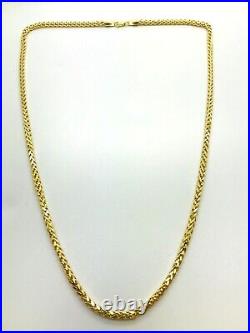 9ct Yellow Gold Hollow Spiga Style Chain 3.0mm 20 CHEAPEST ON EBAY