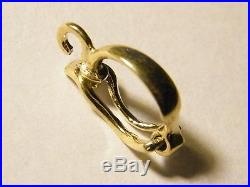 9ct Yellow Gold Large Clip Bail Chain Pendant Bail -Findings 4 Fine Jewellery
