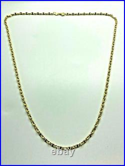 9ct Yellow Gold Mariner Link Chain 3.4mm 24 CHEAPEST ON EBAY
