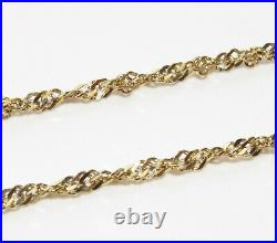 9ct Yellow Gold Prince of Wales Chain / Necklace -18