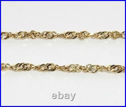 9ct Yellow Gold Prince of Wales Chain / Necklace -18