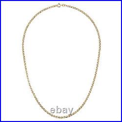 9ct Yellow Gold Rope Chain Necklace By Citerna