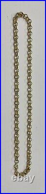9ct Yellow Gold Solid Belcher Chain 24 53.2 Grams Fully Hallmarked