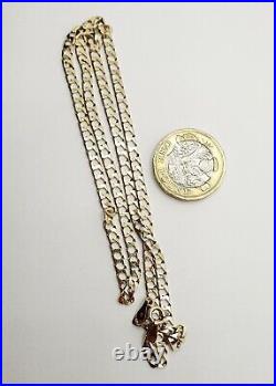 9ct Yellow Gold Solid Gold Curb Chain 18'' 7.3g