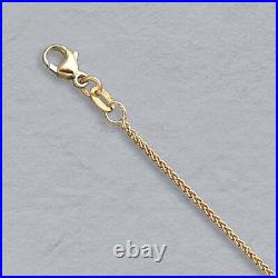 9ct Yellow Gold Spiga Chains 18 26 Fully Hallmarked, made in the U. K