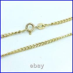 9ct Yellow Gold Tight Curb Chain 20 Inch