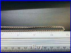 9ct Yellow Solid Gold Anchor Style Chain 22