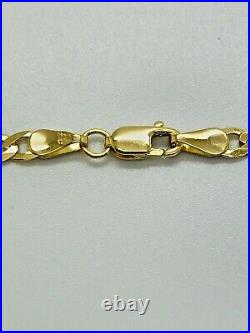 9ct Yellow Solid Gold Curb Chain 3.4mm 18 CHEAPEST ON EBAY