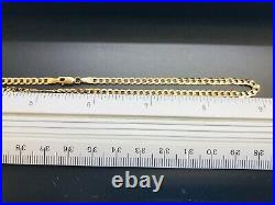 9ct Yellow Solid Gold Curb Chain 3.4mm 18 CHEAPEST ON EBAY