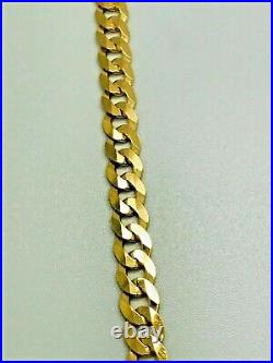 9ct Yellow Solid Gold Curb Chain 4.4mm 24 CHEAPEST ON EBAY