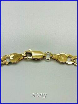 9ct Yellow Solid Gold Curb Chain 4.4mm 24 CHEAPEST ON EBAY