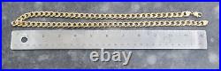 9ct Yellow Solid Gold Heavy Curb Chain 94 grams, 10mm, 24 Length