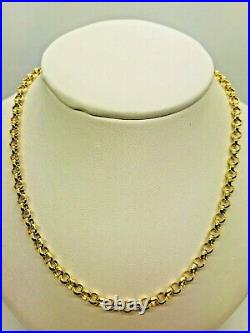 9ct Yellow Solid Gold Round Belcher Chain 4.0mm 24 CHEAPEST ON EBAY