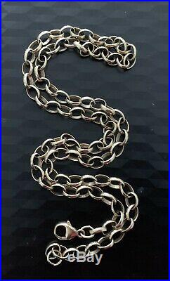 9ct gold Belcher Chain Necklace 21.5g not scrap