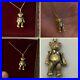 9ct-gold-CZ-set-Vintage-articulated-teddy-bear-pendant-And-Chain-01-bjby