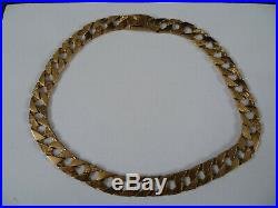 9ct gold Large, Heavy mens chain 130g in weight 23 in length