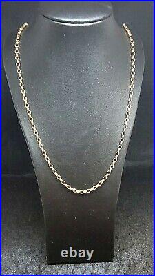 9ct gold belcher chain