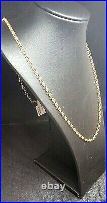 9ct gold belcher chain