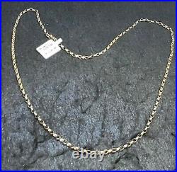 9ct gold belcher chain