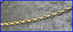 9ct gold belcher chain