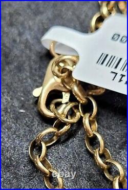 9ct gold belcher chain