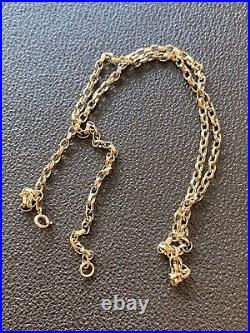 9ct gold belcher chain 20 inch