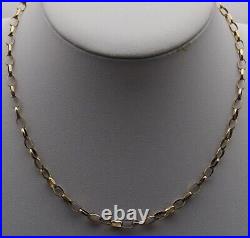 9ct gold belcher chain. 6.19grams. 16inches