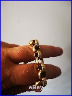 9ct gold belcher chain heavy