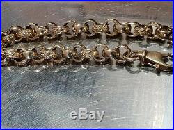9ct gold belcher chain heavy 32.3g