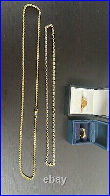 9ct gold chain 28 inch