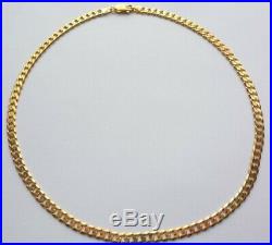 9ct gold chain Solid necklace Mens Womens Fully Hallmarked Heavy 15.75 Grams