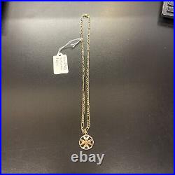 9ct gold chain and pendant 8.6 grams 20 (cwl3874/2)