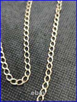 9ct gold curb chain