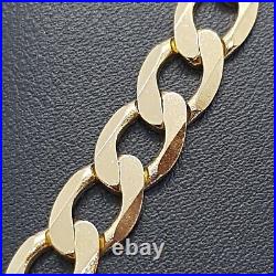 9ct gold curb chain