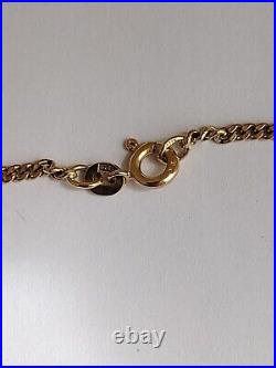 9ct gold curb chain 18 inch chain 6.6g