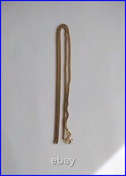 9ct gold curb chain 18 inch chain 6.6g