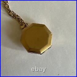 9ct gold locket and chain
