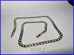 9ct gold necklace 20 inch 16grams