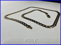 9ct gold necklace 20 inch 16grams