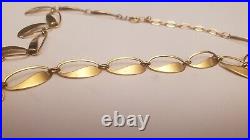 9ct gold necklace chain Approx 12gms. Hallmarked