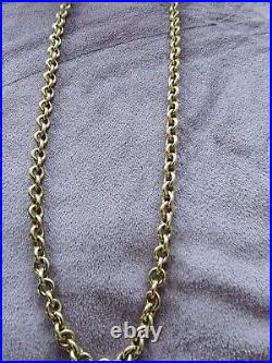 9ct gold necklace not 18ct solid gold chain heavy antique style