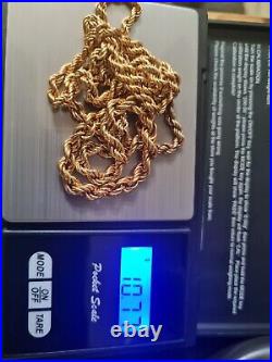 9ct gold rope chain