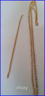 9ct gold rope chain