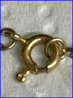 9ct gold st christopher chain used