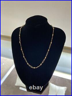 9ct gold vintage chain necklace With Brand New Clasp Hallmarked