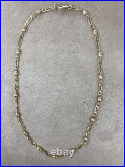 9ct gold vintage chain necklace With Brand New Clasp Hallmarked