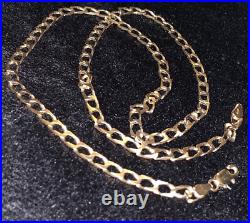 9ct real gold chain 20,5hallmarked