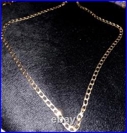 9ct real gold chain 20,5hallmarked