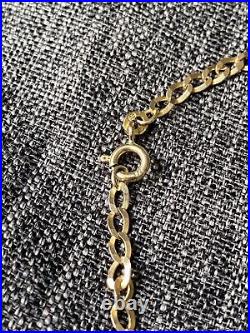 9ct solid gold curb chain 19 5.9 grams